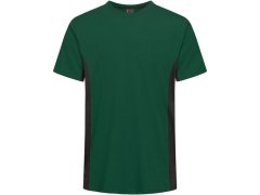 Promodoro 3590 Unisex kontrastní pracovní tričko - EXCD 40.3590 forest/charcoal