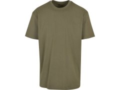 Build your Brand BY 102 Oversize tričko z&nbsp;těžké bavlny 56.0102 olive