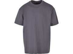 Build your Brand BY 102 Oversize tričko z těžké bavlny 56.0102 dark grey