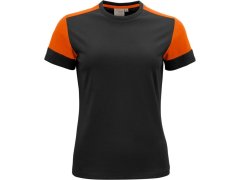 Printer Prime T Women Dámské tričko z těžké bavlny 61.4031 black/orange