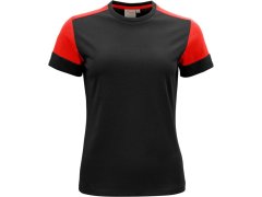 Printer Prime T Women Dámské tričko z těžké bavlny 61.4031 black/red