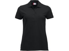 Clique Classic Marion S/S Dámské piqué polo z těžké bavlny 67.8246 black