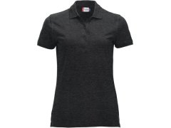 Clique Classic Marion S/S Dámské piqué polo z těžké bavlny 67.8246 anthracite melange
