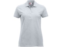 Clique Classic Marion S/S Dámské piqué polo z těžké bavlny 67.8246 ash