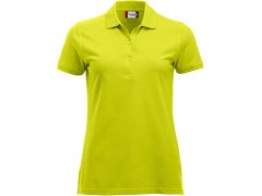 Clique Classic Marion S/S Dámské piqué polo z&nbsp;těžké bavlny 67.8246 visibility green