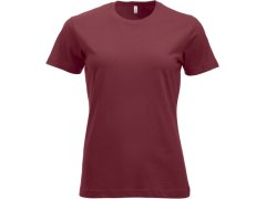 Clique New Classic-T Women Dámské tričko 67.9361 burgundy