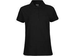 Neutral O 22980 Dámské piqué polo z bio bavlny 77.2280 black