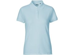 Neutral O 22980 Dámské piqué polo z bio bavlny 77.2280 light blue