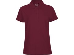 Neutral O 22980 Dámské piqué polo z&nbsp;bio bavlny 77.2280 bordeaux