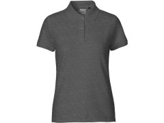 Neutral O 22980 Dámské piqué polo z bio bavlny 77.2280 dark heather