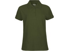 Neutral O 22980 Dámské piqué polo z bio bavlny 77.2280 military