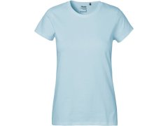 Neutral O 80001 Dámské tričko z těžké bio bavlny 77.8001 light blue