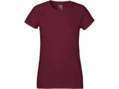 Neutral O 80001 Dámské tričko z&nbsp;těžké bio bavlny 77.8001 bordeaux