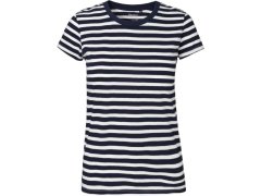 Neutral O 81001 Dámské tričko z bio bavlny 77.8101 white/navy stripe