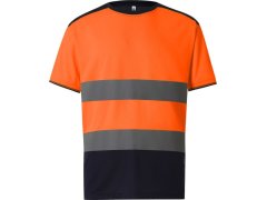 Yoko HVJ 400 Hi-Vis Tričko 79.J400 hi vis orange/navy