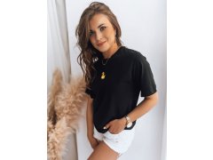 MIA ROSE dámské tričko černé Dstreet RY2255