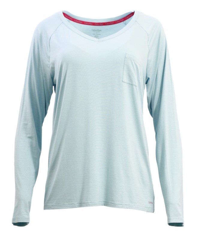 Dámské tričko na spaní QS5322E - Calvin Klein - Dámské oblečení trika