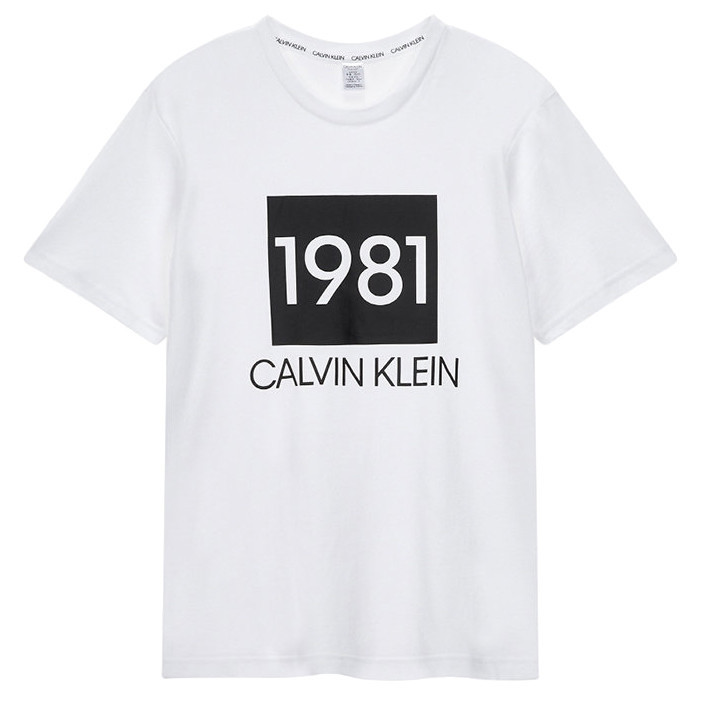 Dámské Tričko s krátkým rukávem QS6343E-100 - Calvin Klein