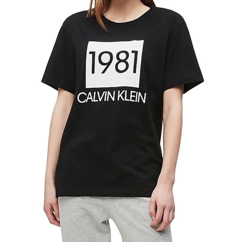 Dámské Tričko s krátkým rukávem QS6343E-001 - Calvin Klein