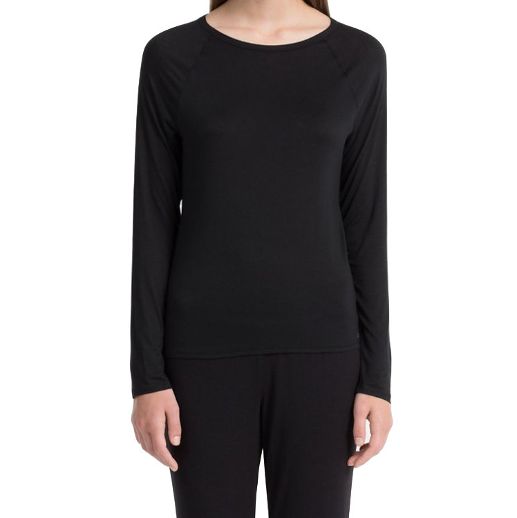 Dámské Tričko s dlouhým rukávem QS5493E - Calvin Klein Dámské Tričko s dlouhým rukávem QS5493E - Calvin Klein - Dámské oblečení trika