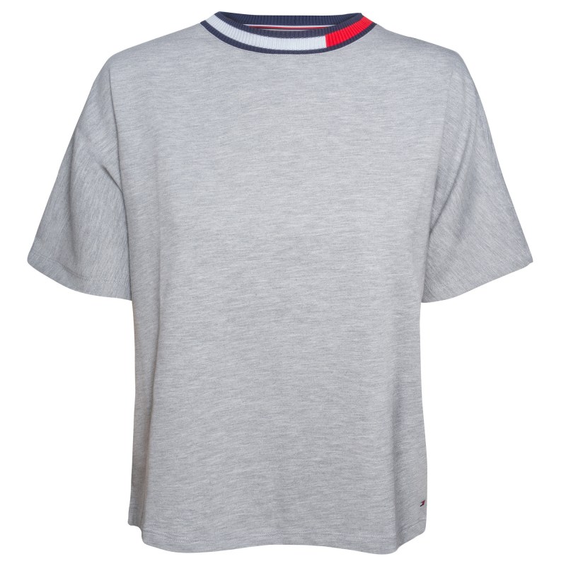 Dámské Tričko s krátkým rukávem UW0UW01621-004 - Tommy Hilfiger - Dámské oblečení trika