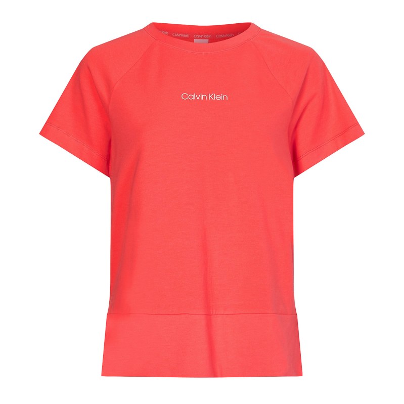 Dámské Tričko s krátkým rukávem QS6701E-XKP - Calvin Klein Dámské Tričko s krátkým rukávem QS6701E-XKP - Calvin Klein - Dámské oblečení trika