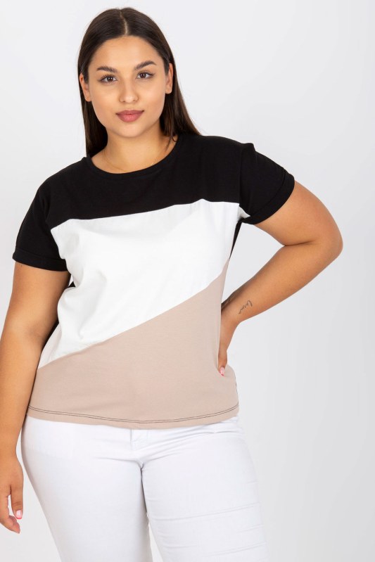 T-shirt plus size model 166732 Relevance - Dámské oblečení trika