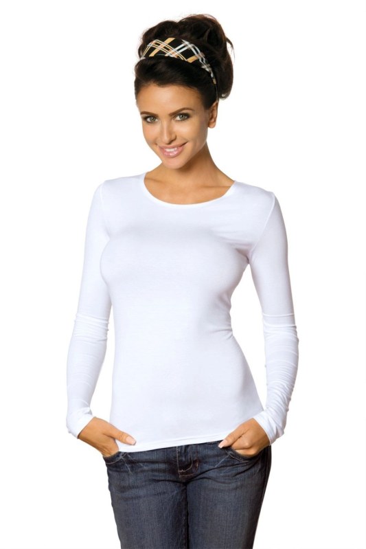 Dámské tričko Manati long white - BABELL - Dámské oblečení trika
