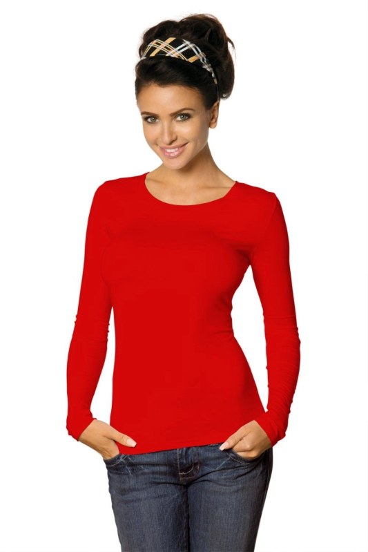 Dámské tričko Manati long red - BABELL - Dámské oblečení trika