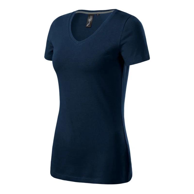 Malfini Action Tričko s výstřihem do V W MLI-70102 navy blue