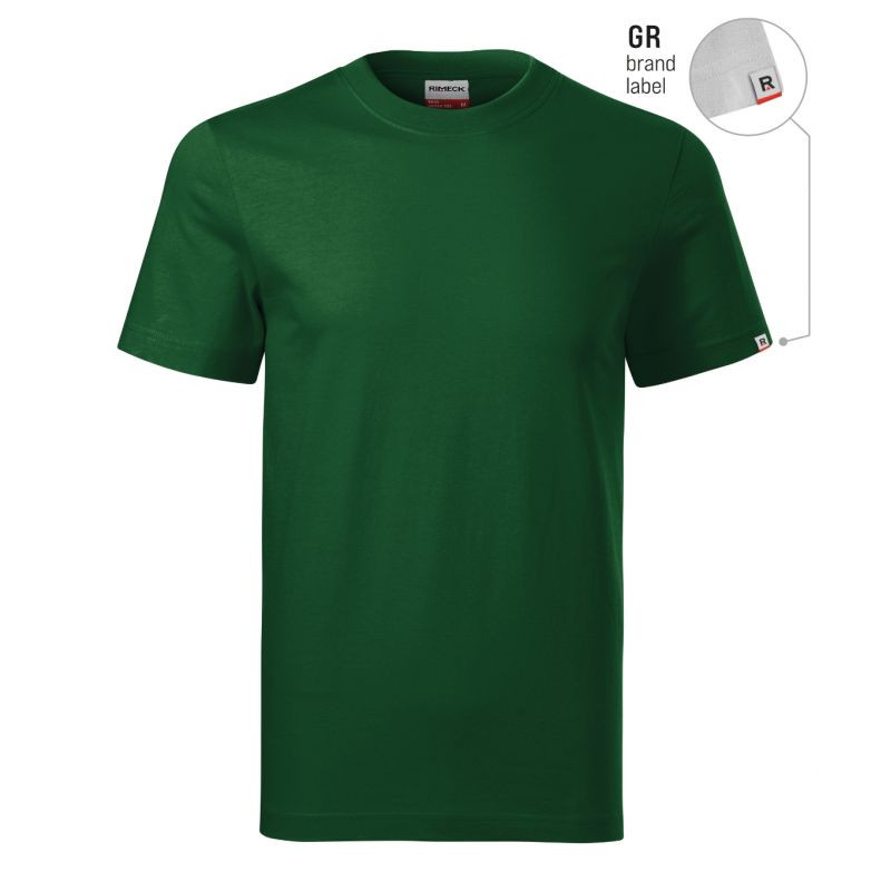 Jednoduché unisex tričko (barva: láhevově zelená (značka na štítku)) - Dámské oblečení trika