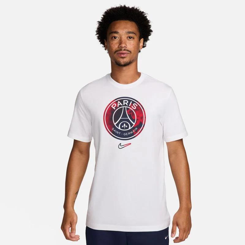 Nike PSG Crest Tee M FV8558-100 tričko - Dámské oblečení trika