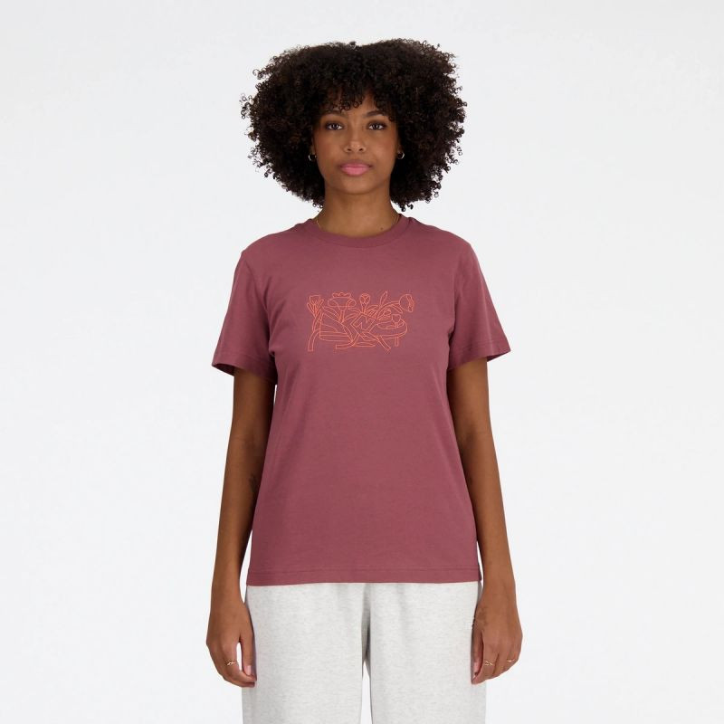 New Balance dámské tričko S/S FLORAL TEE WAD WT41912WAD New Balance dámské tričko S/S FLORAL TEE WAD WT41912WAD - Dámské oblečení trika