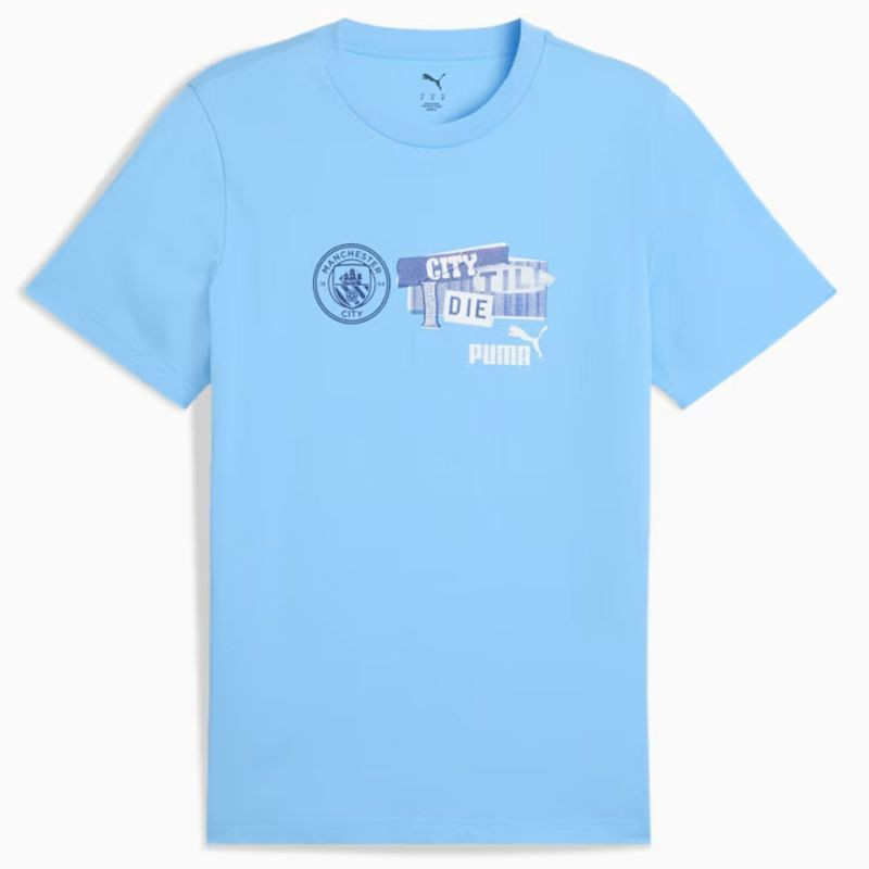 Puma Manchester City ftbNGRY Tee M 779119-39 tričko - Dámské oblečení trika