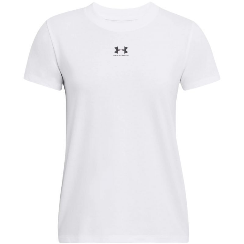 Tričko Under Armour Rival Core SS W 1383648 100 - Dámské oblečení trika