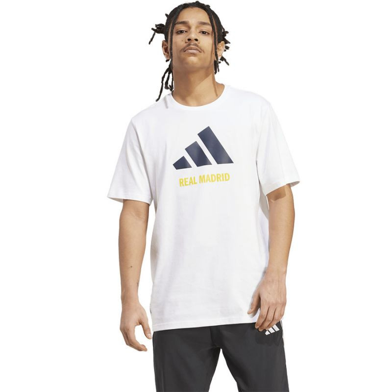 Adidas Real Madrid Tričko 24/25 Sezónní grafické tričko M JM2124 - Dámské oblečení trika