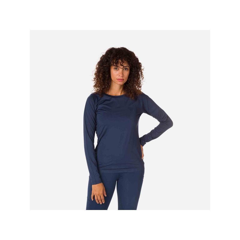 Termo tričko ROSSIGNOL W Skpr Ls Tee navy blue