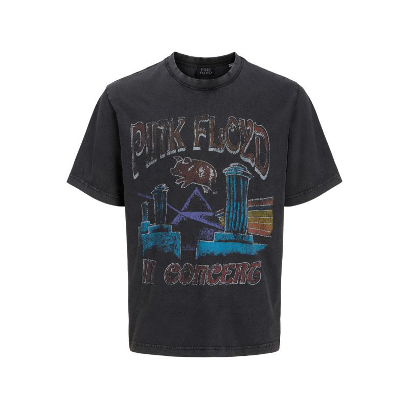 Jack&Jones tričko Pink Floyd TEE SS C.N. STYD 12290792 BLACK