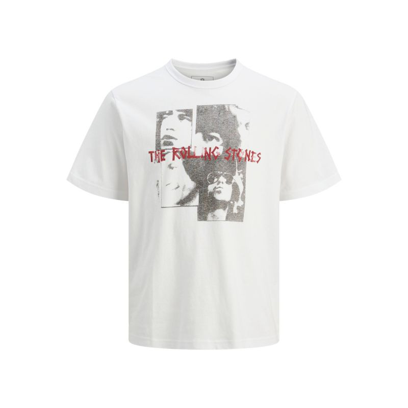 Jack&Jones Rolling Stones tričko JPRBLUSTONES SS TEE 12284292 WHITE