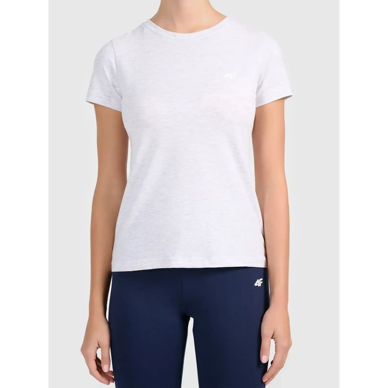 Dámské tričko slim z&nbsp;kolekce Basic značky 4F 4FWMM00TTSHF3306-27M - Dámské oblečení trika