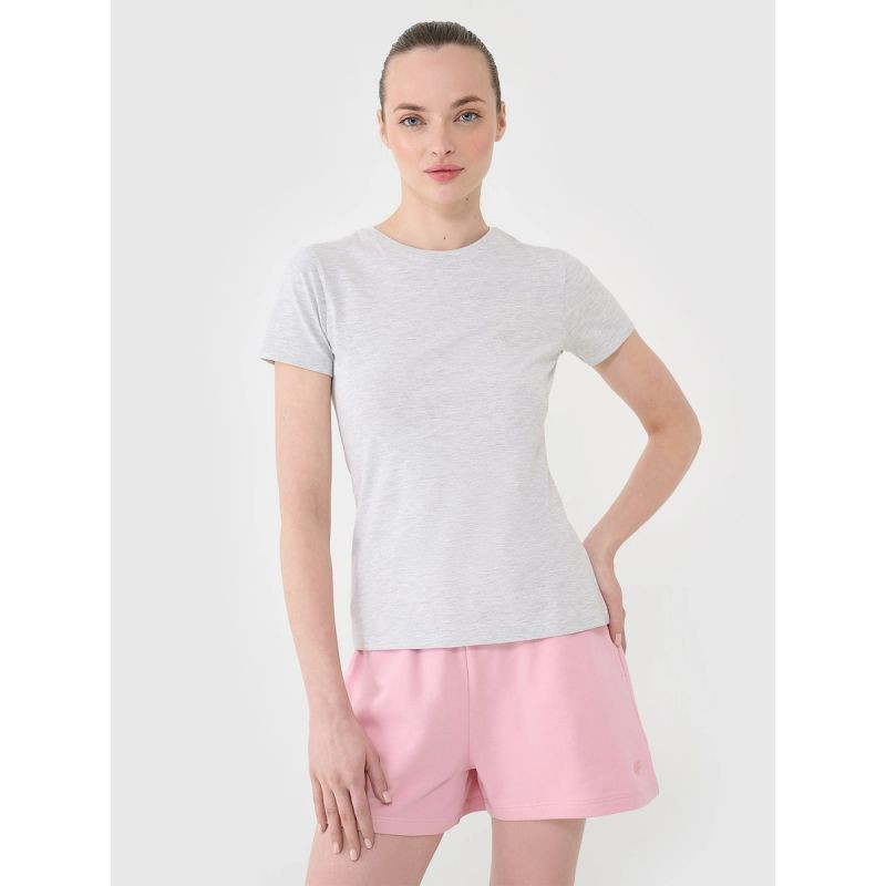 Dámské hladké tričko slim 4F 4FWMM00TTSHF2673-27M - Dámské oblečení trika