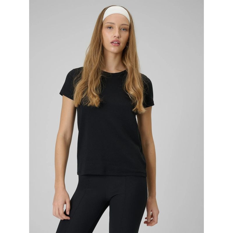 Dámské hladké tričko slim 4F 4FRAW25TTSHF3623-20S dámské - Dámské oblečení trika