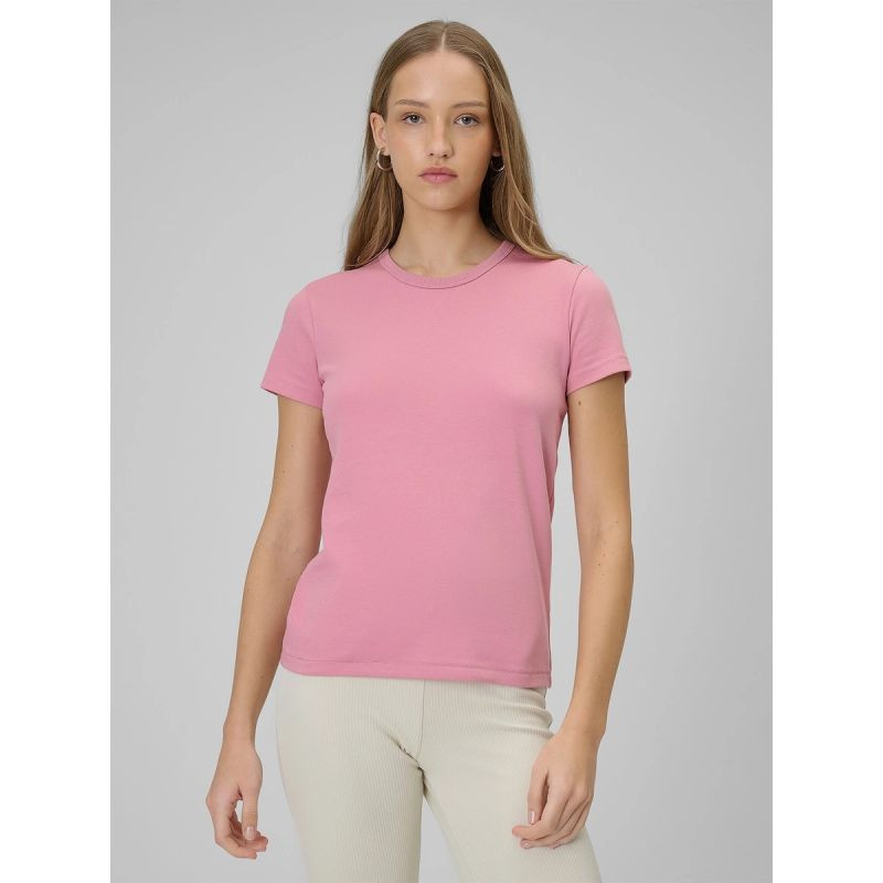 Dámské hladké tričko slim 4F 4FRAW25TTSHF3623-56S dámské