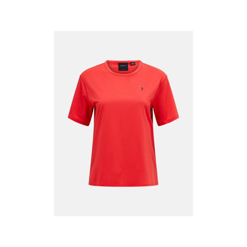Tričko PEAK PERFORMANCE Trail Shortsleeve Women, červené
