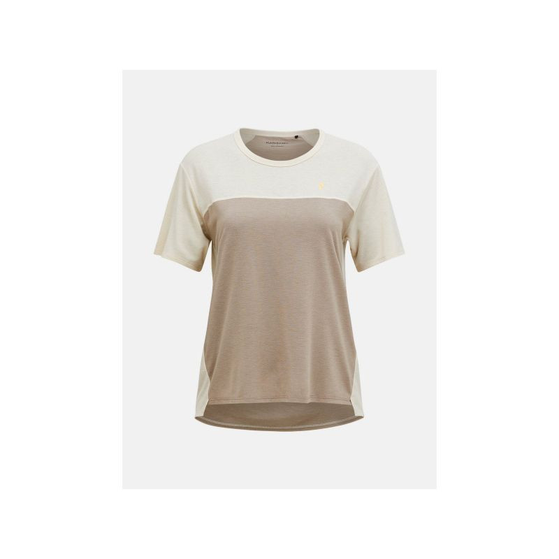 Tričko PEAK PERFORMANCE W Trail Wool Blend SS, béžové