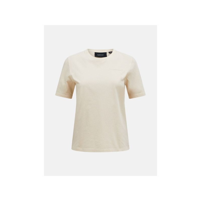 Tričko PEAK PERFORMANCE Original Small Logo Tee Women, béžové