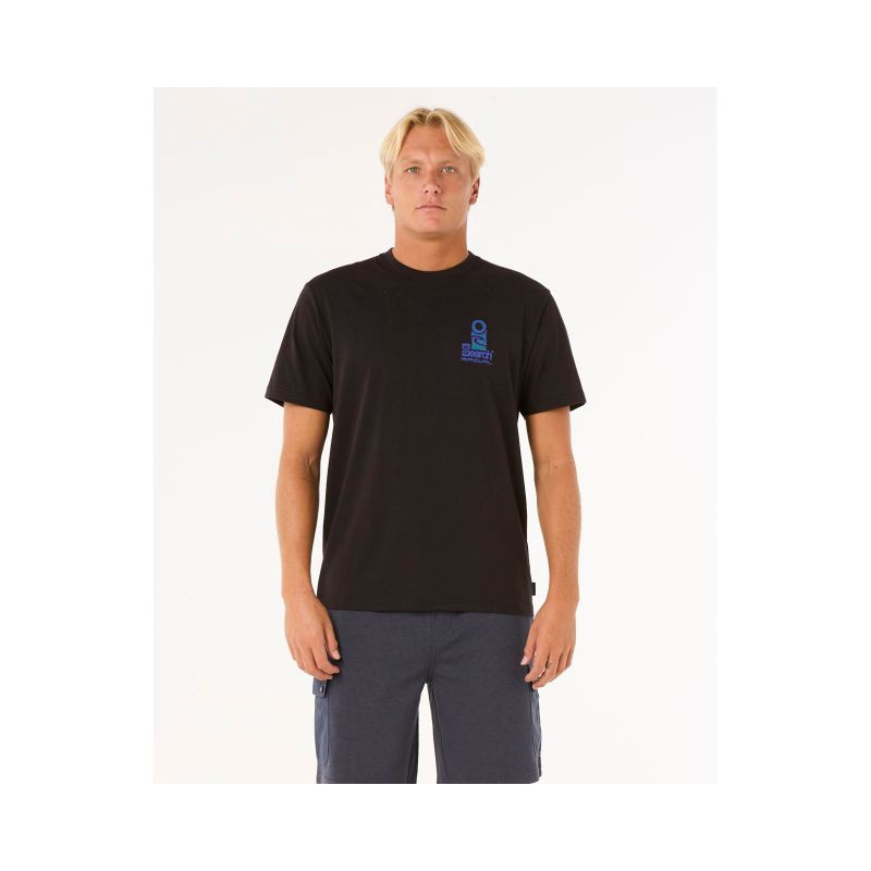 Tričko RIP CURL Vaporcool Search Stack Tee, černé