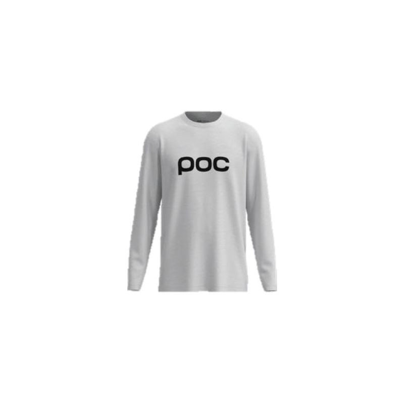 Tričko POC L/S Tee, bílé