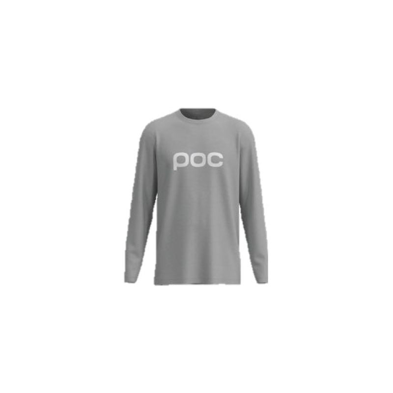Tričko POC L/S Tee, šedé - Dámské oblečení trika
