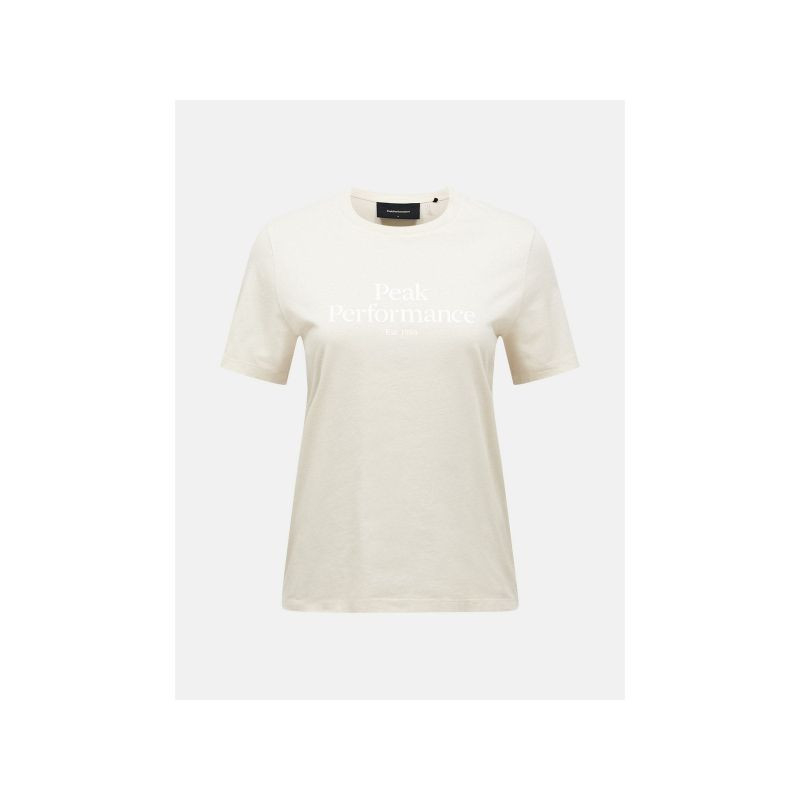 Dámské tričko PEAK PERFORMANCE W Original Tee, barva béžová